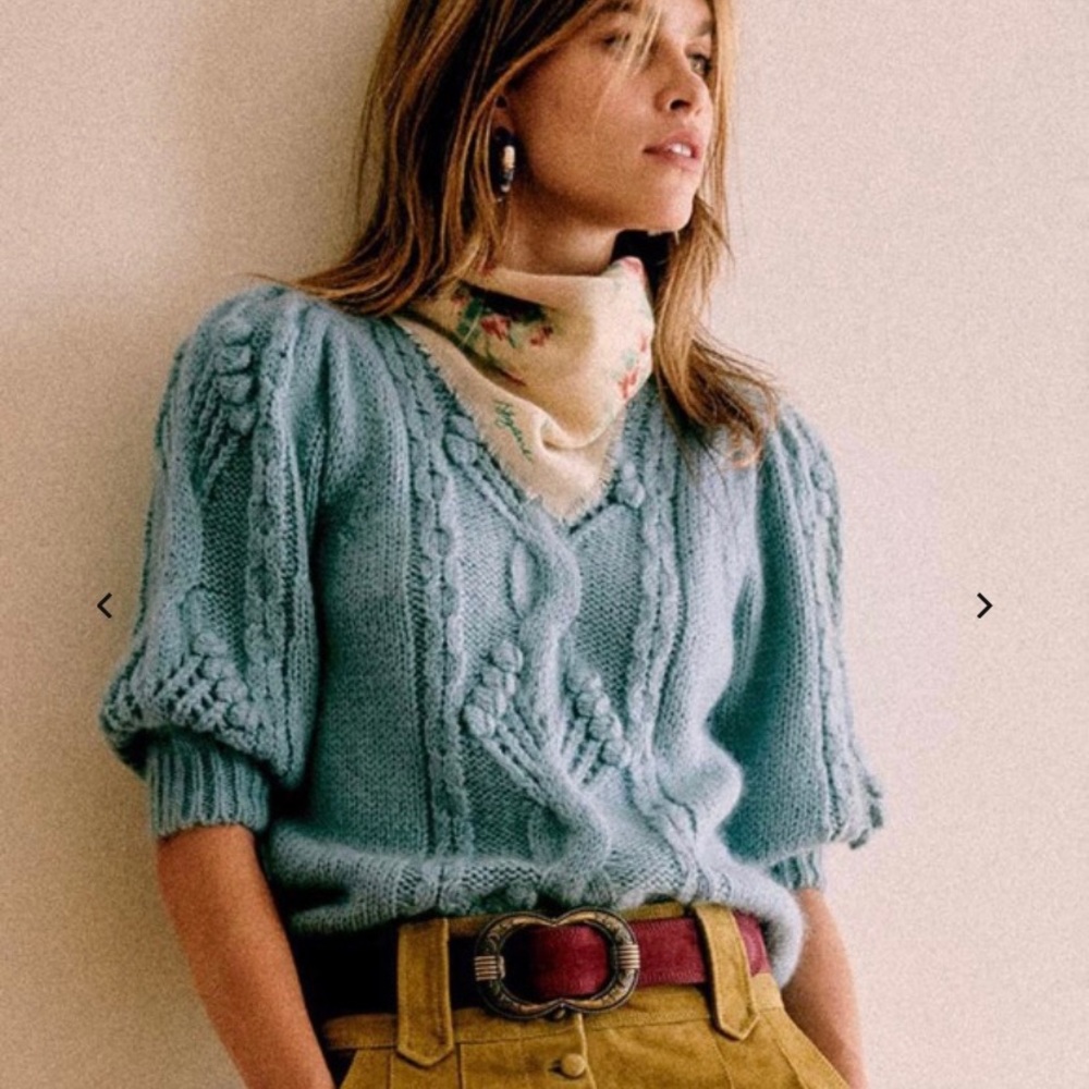 Brand new Giulia jumper in frosted blue